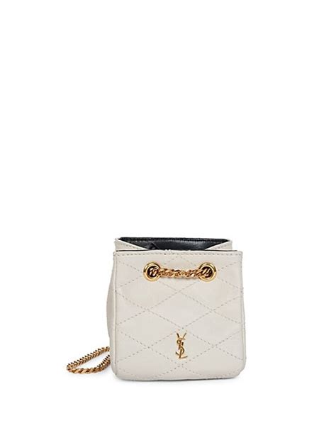 ysl micro seau chain|Saint Laurent Ysl Micro Chain Link Crossbody Bag .